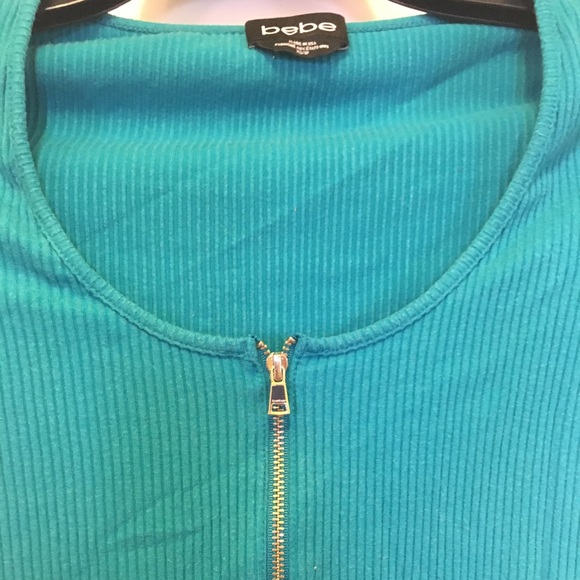 Bebe Turquoise Top - Picture 2 of 12